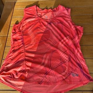Mountain Hardwear Workout Tank Size Large Bright Colors orange/purple